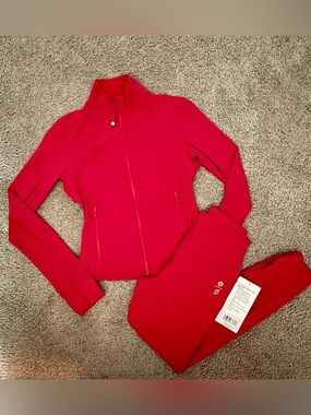 Lululemon Cropped Define Jacket & Align Leggings Set
